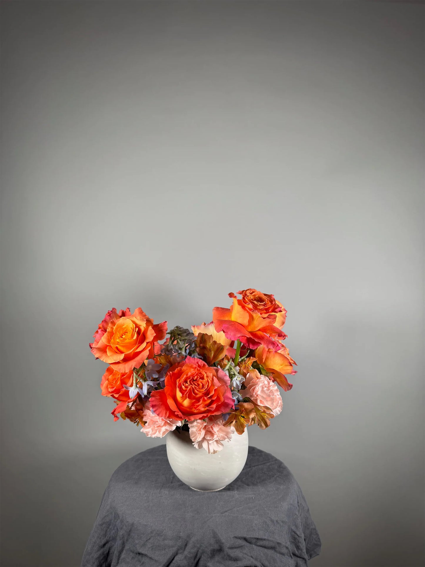 Peachy Dreams vase arrangement