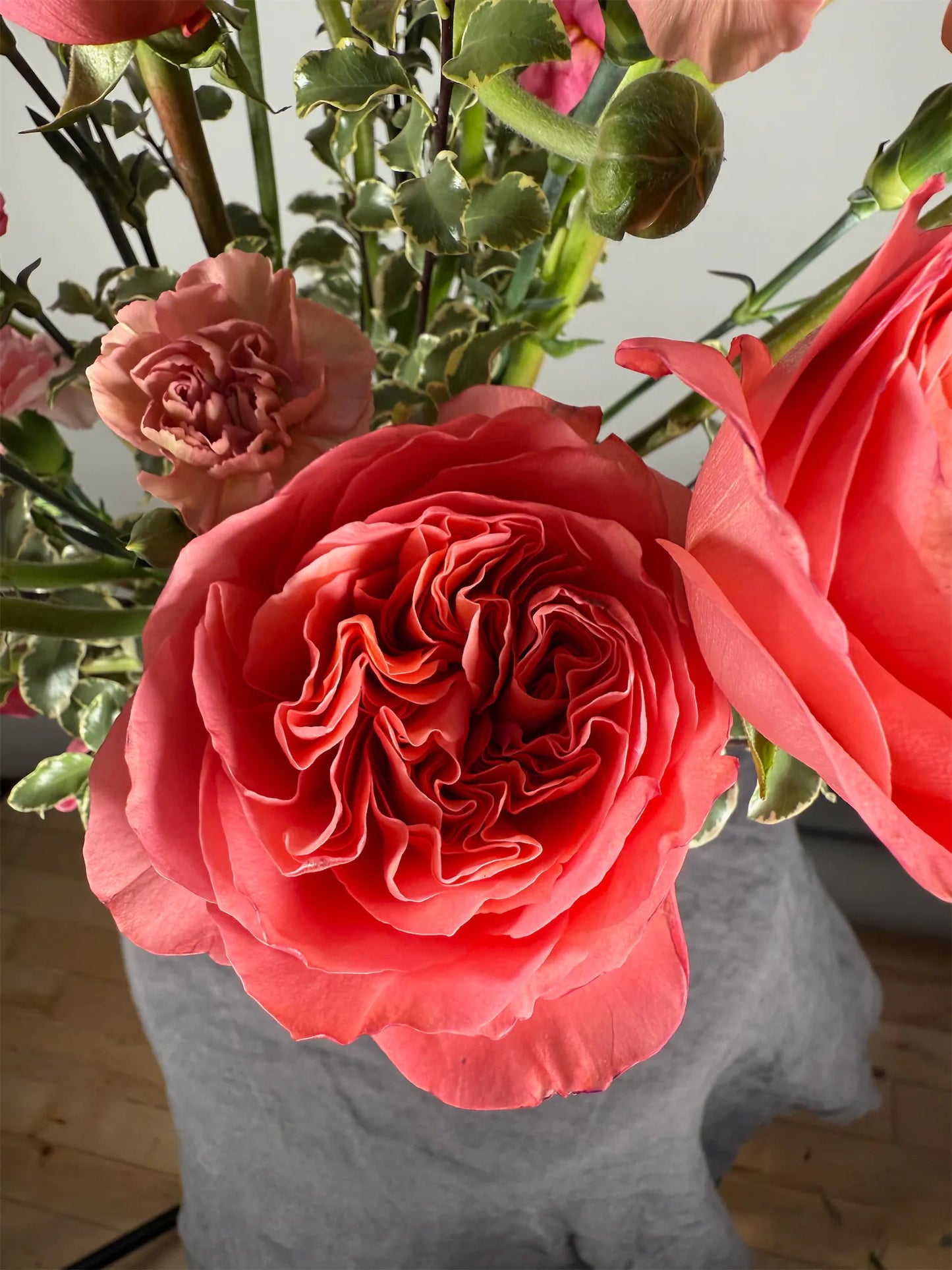 Pink Whisper bouquet